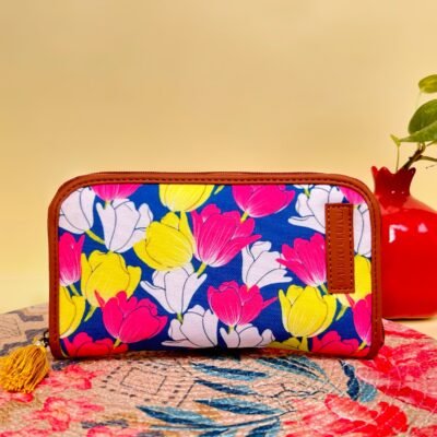 Bold Petal Pop Wallet